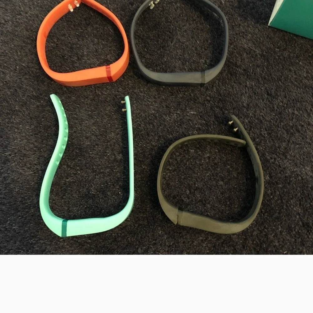 Fitbit Flex Wireless Wristband - Orange and Teal